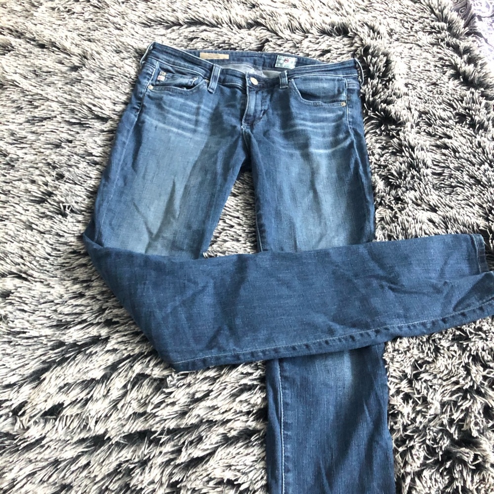 AG The Aubrey skinny straight jeans size 28 blue